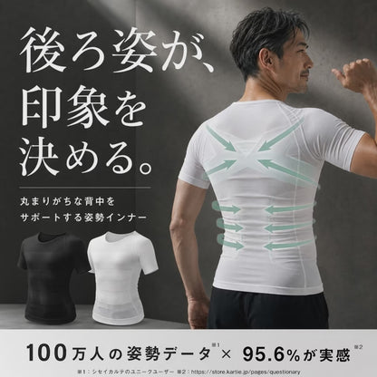 着るだけ姿勢補正インナー